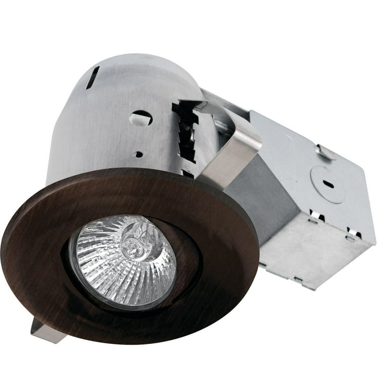 3" Dimmable Downlight Swivel Spotlight Recessed Lighting Kit IC Rated with LED